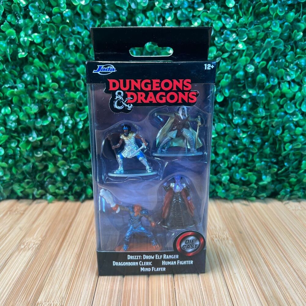 New Gift JADA TOYS DUNGEONS & DRAGONS DIE CAST FIGURINES DRIZZT MIND FLAYER